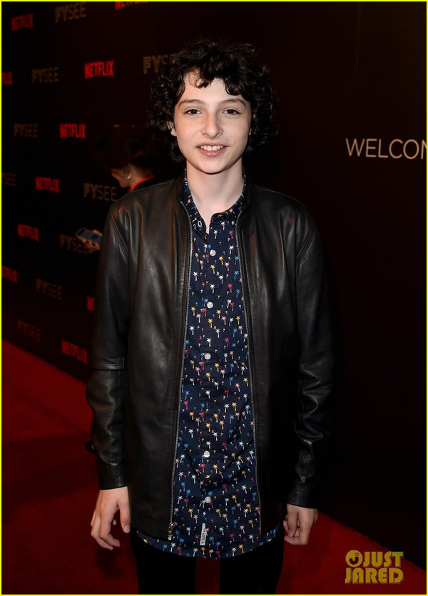 Finn Wolfhard the Stranger Things Season 2 Leather Jacket