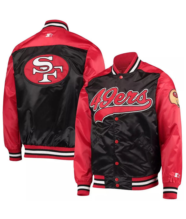 San Francisco 49ers Hometown Satin Jacket by TJS