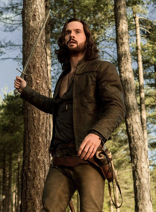 Tom Riley leather jacket inspired by Da Vinci's Demons