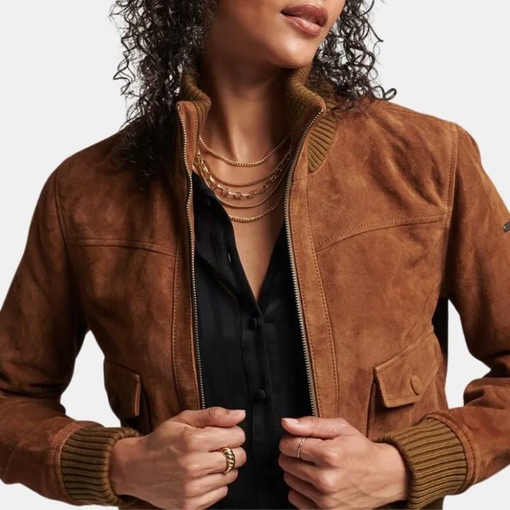 European Women's Suede Jacket
