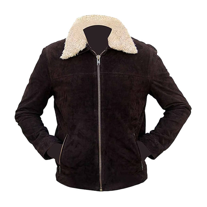 Chic Suede Jacket Worn by Rick Grimes in The Walking Dead
