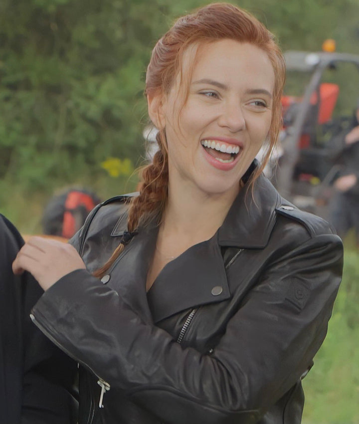 Pretty Natasha Romanoff Leather Jacket