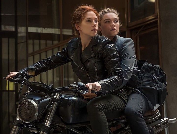 Black Widow Natasha Romanoff leather jacket