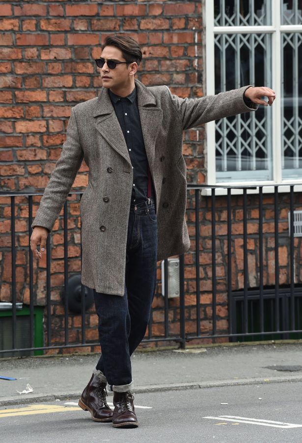 Fashionable Luke Pasqualino vibrant wool trench coat in United state market