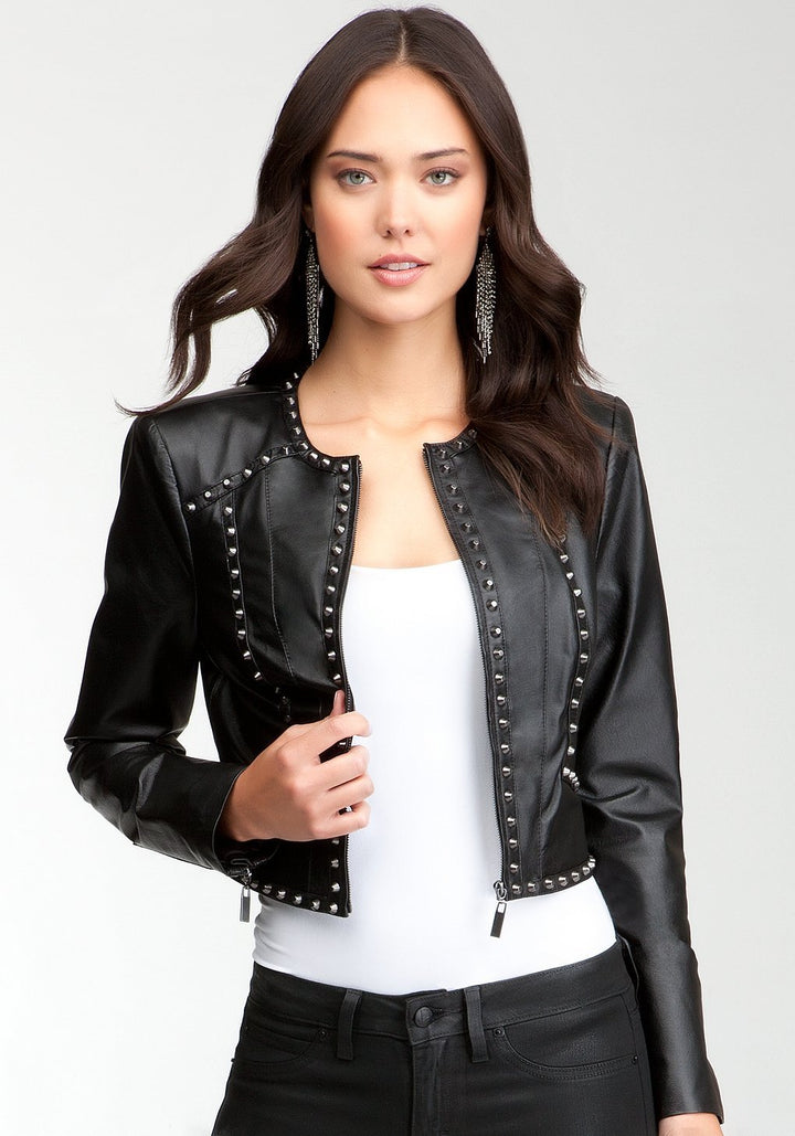 Black Sheep leather jacket for women
