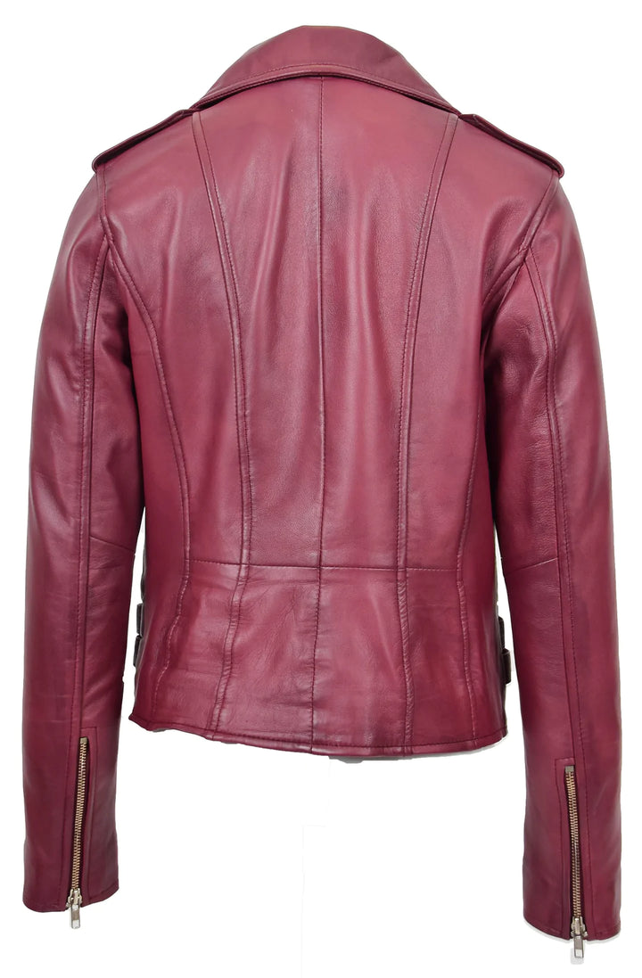 Stylish leather jacket for women in USA