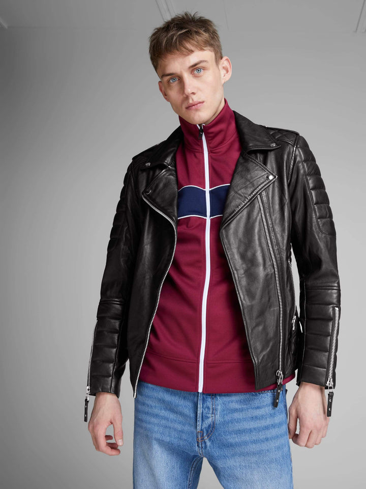 Black Bomber Stylish Jacket For Men 2022-23 