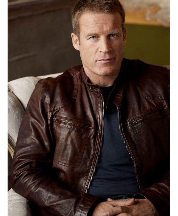 Human Target Mark Valley Stylish Leather Jacket by TJS