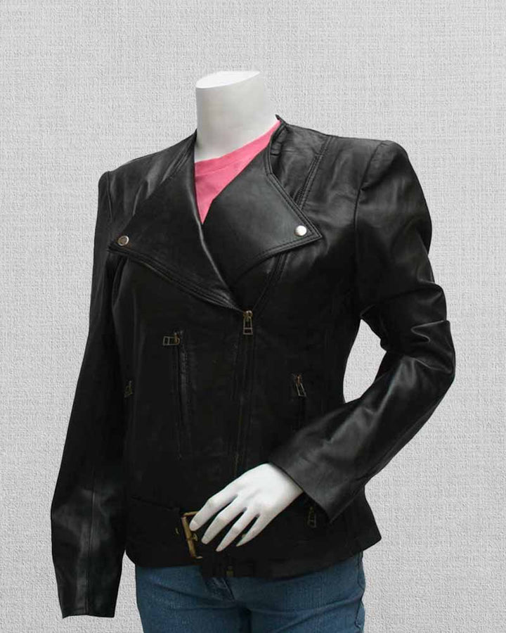 Born to Ride: Hayden Panettiere's Stylish Women's Biker Jacket