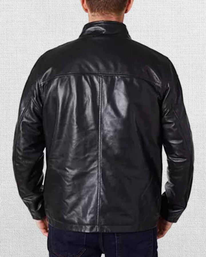 Essential men's leather jacket for the ultimate urban look in USA