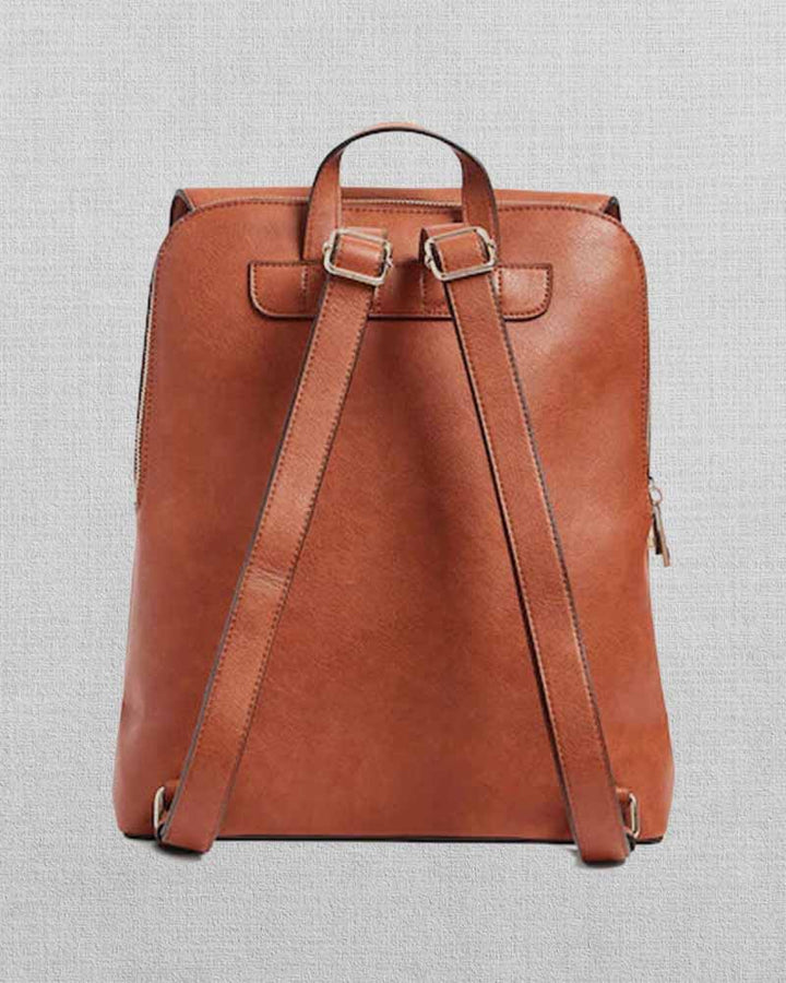 Handcrafted Leather Backpack with Padded Laptop Compartment in UK