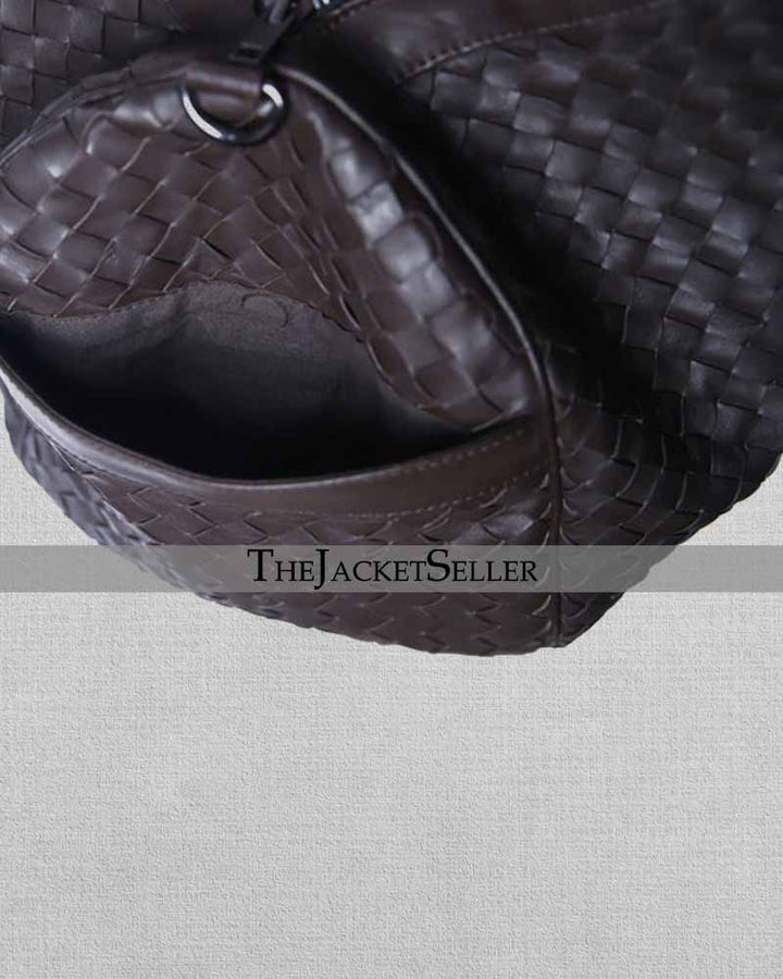 Handcrafted Braided Leather Bag for Trendsetters in USA market
