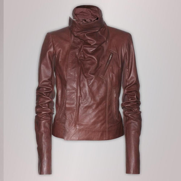 Woman BIKER LEATHER JACKET 2022 2023 By TJS