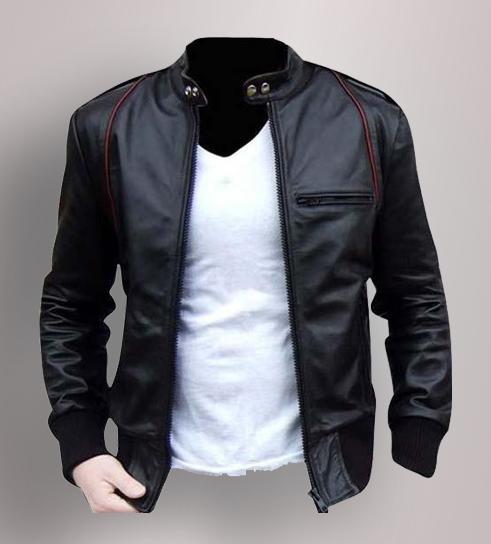 Mens Stylish Leather Motorcycle