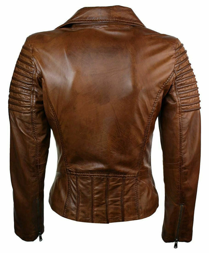 Stylish leather jacket for women in USA