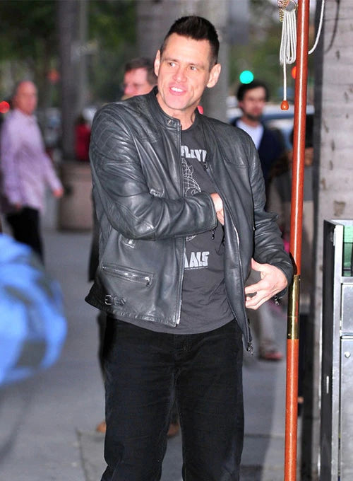 JIM CARREY LEATHER JACKET