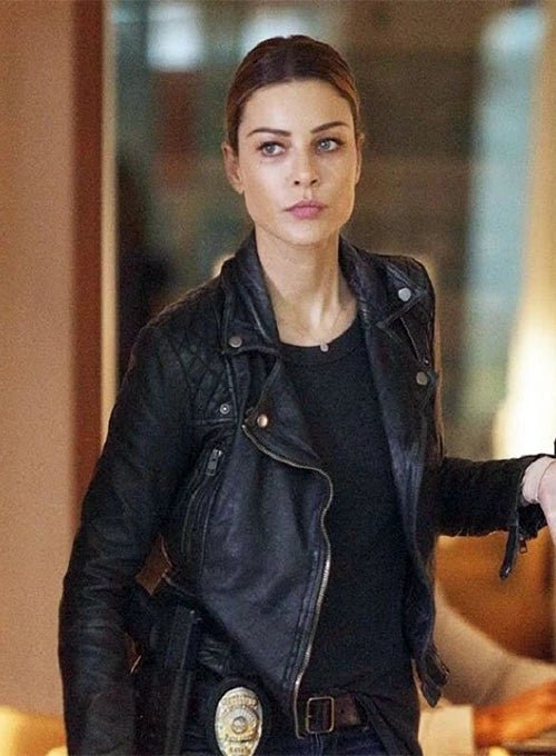 Lauren German's badass leather jacket from Lucifer in USA market