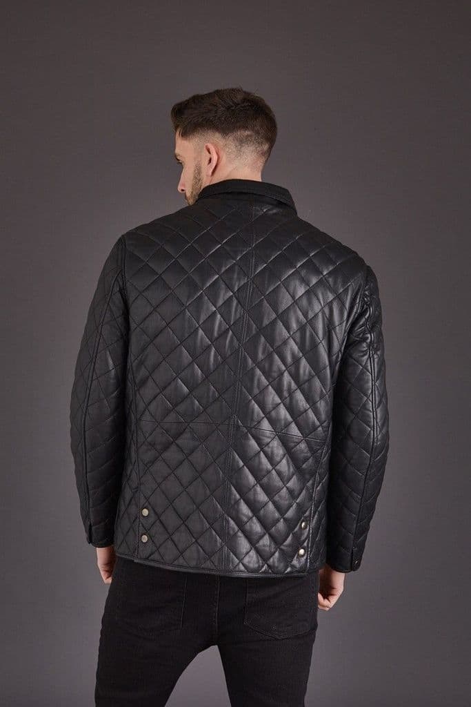 Coat Quilted For men in usa leather