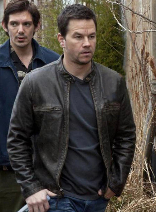 Wahlberg's Iconic Movie Jacket in USA style