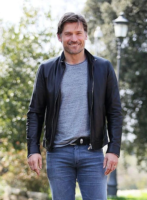 NIKOLAJ COSTER WALDAU LEATHER JACKET | MEN CELEBRITY JACKET