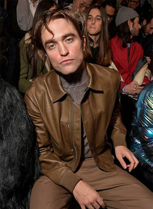 ROBERT PATTINSON LEATHER JACKET | MEN CELEBRITY JACKET