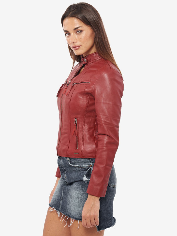 Real Cow leather jacket for Women